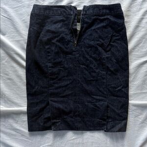 J Crew Stretch Classic Blue Denim Skirt